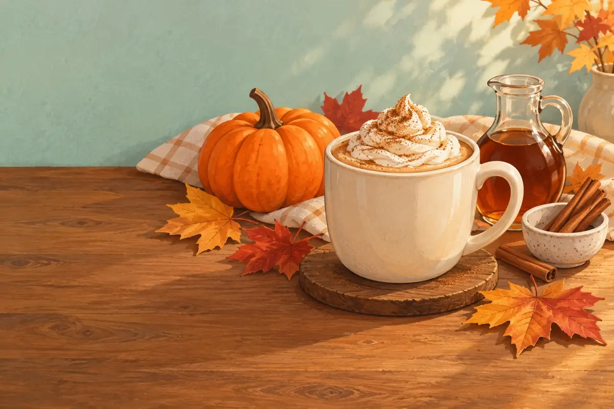 Spiced pumpkin, maple and cinnamon.