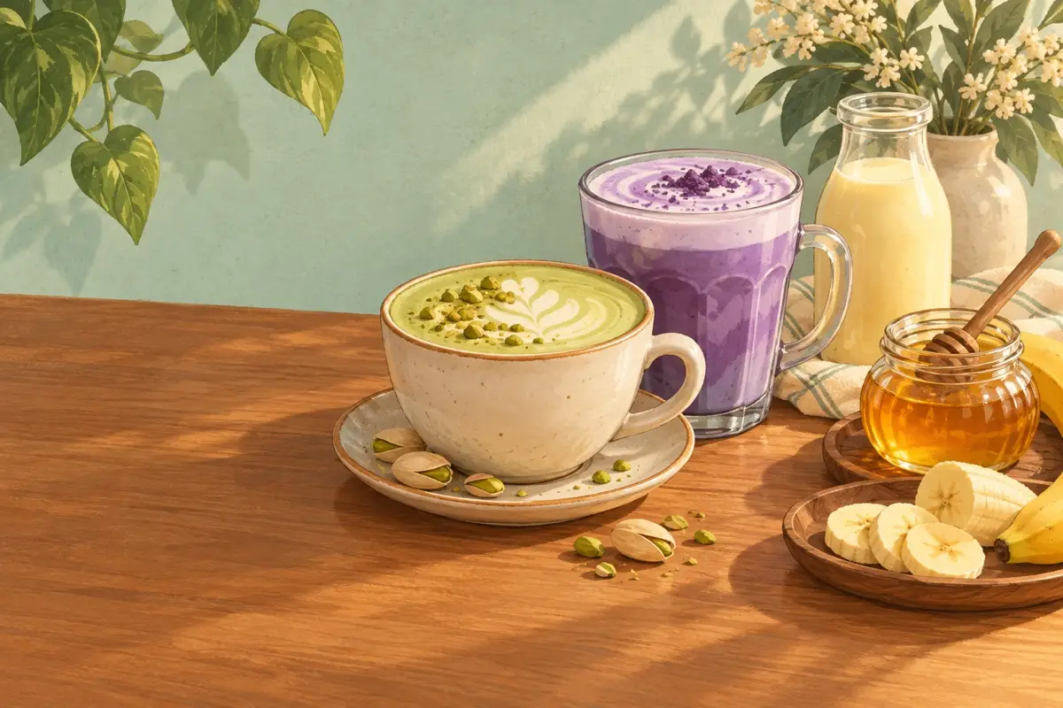 Pistachio, ube, banana milk and honey: this year's most ordered.